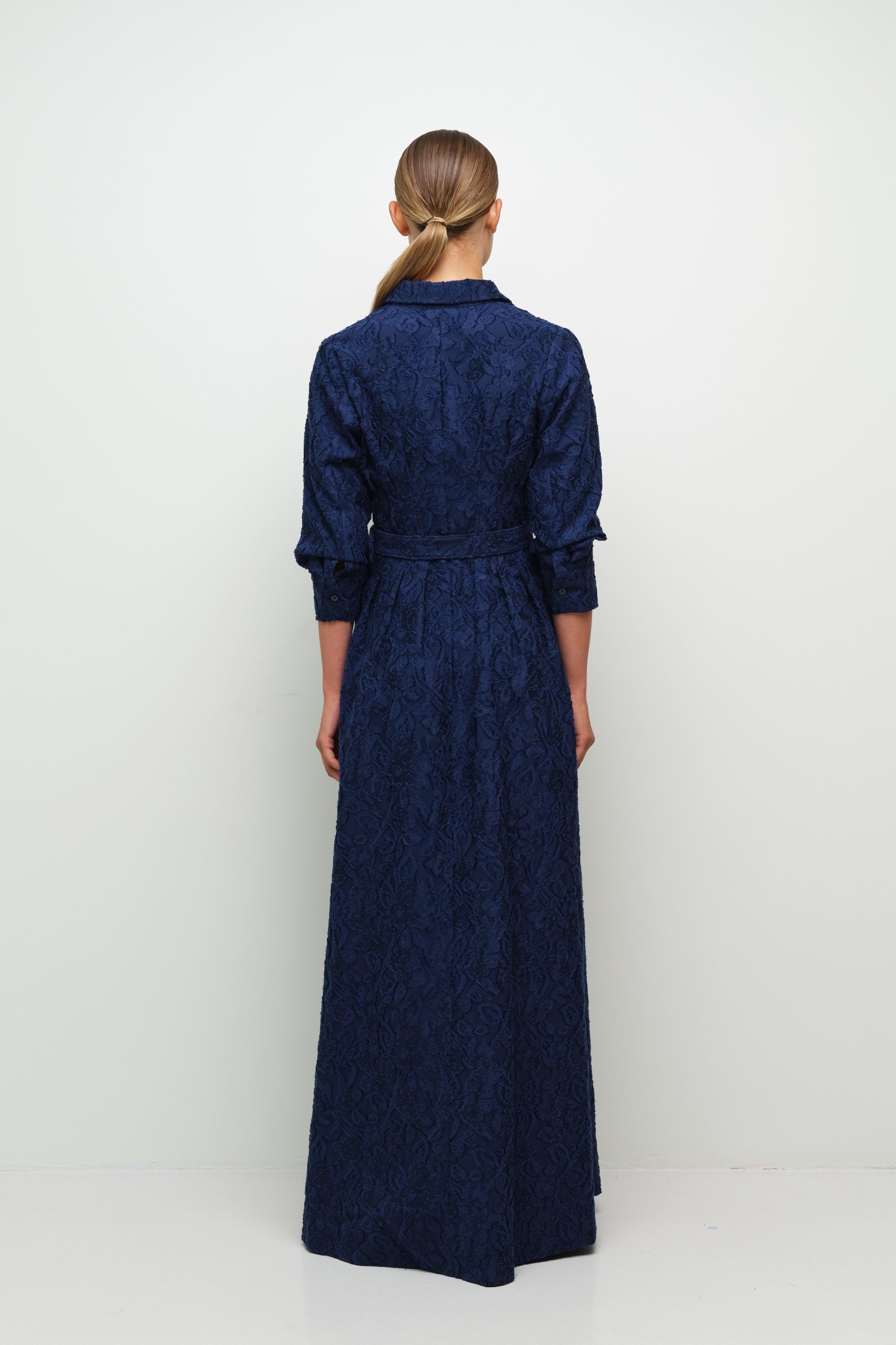 Courtney L/S Belted Gown Simkhai