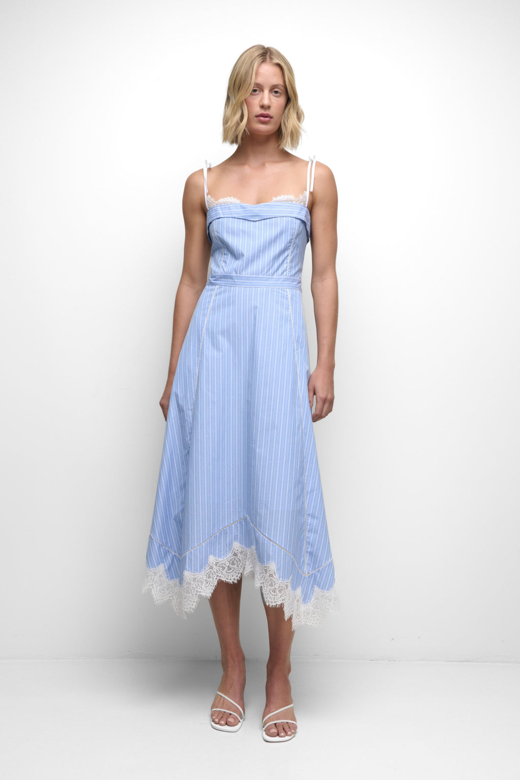 AVALEIGH COTTON LACE MIDI DRESS Simkhai