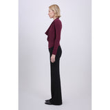 Natia Cowl Neck Cranberry