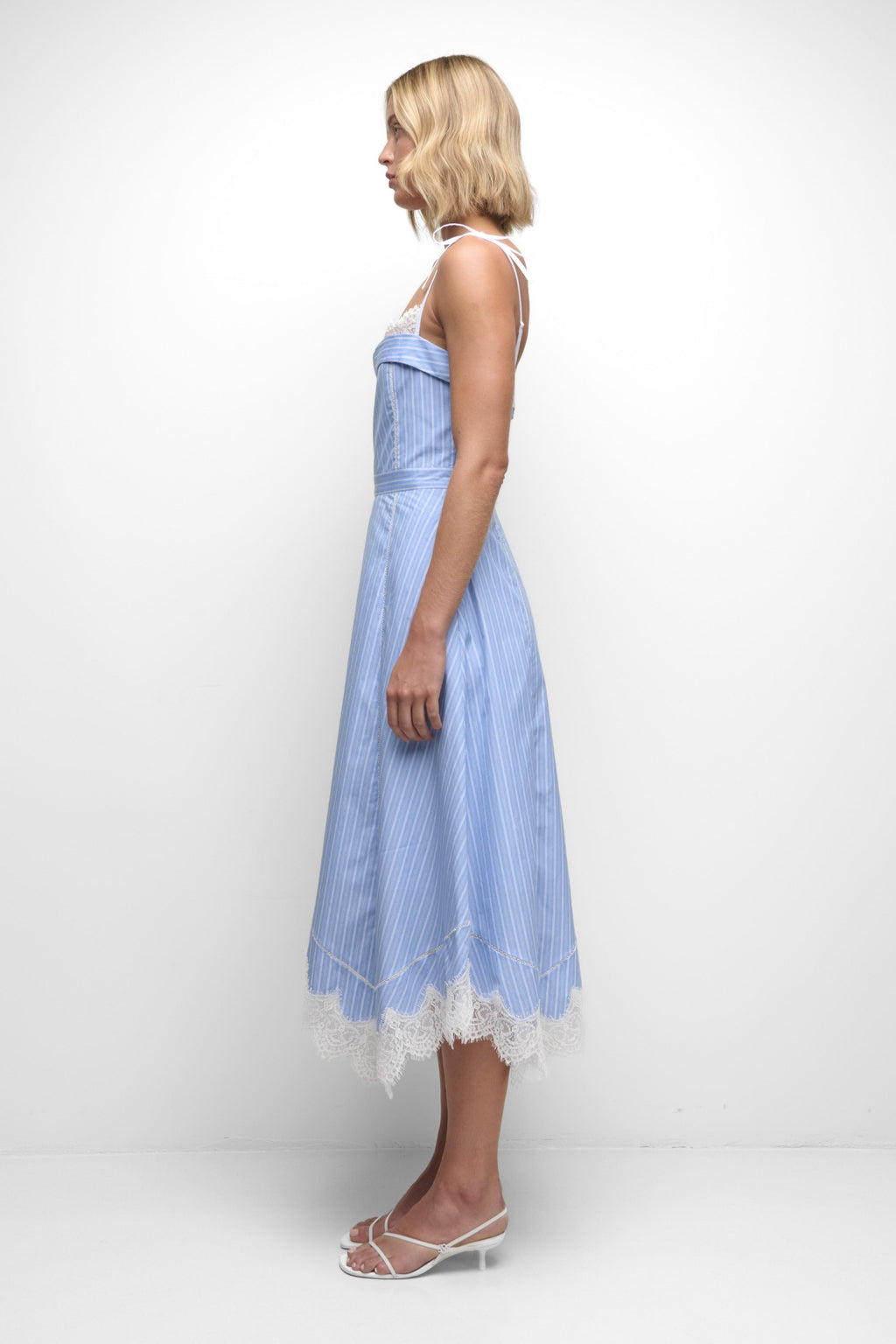 AVALEIGH COTTON LACE MIDI DRESS Simkhai