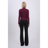 Natia Cowl Neck Cranberry
