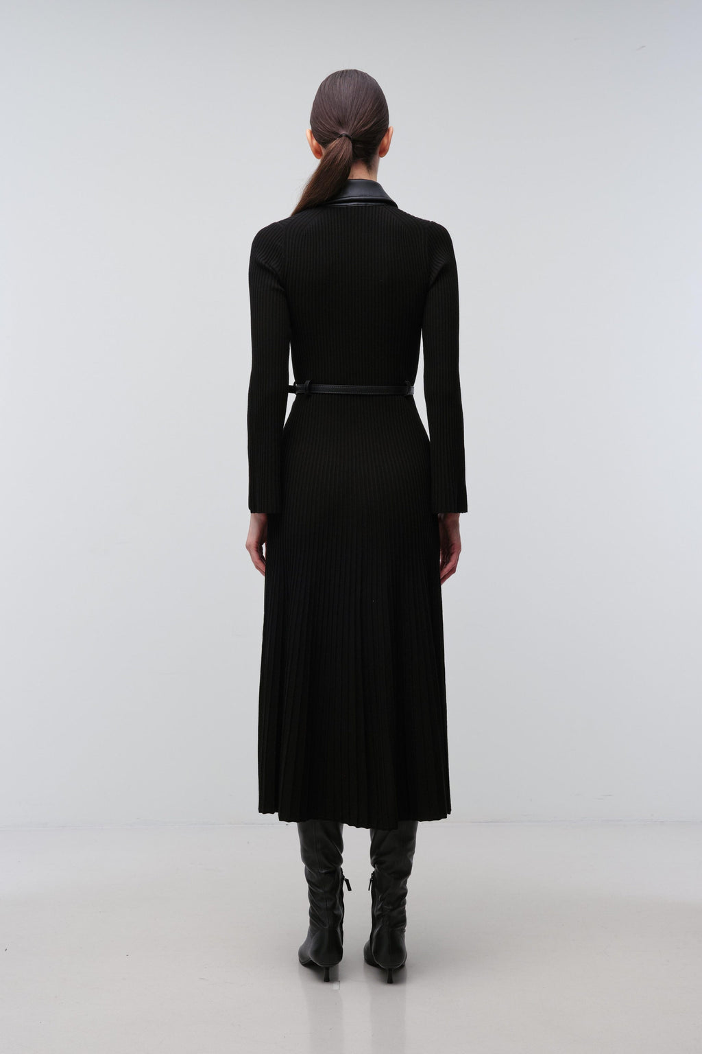 Ismelle Collared Knit Midi Dress Simkhai