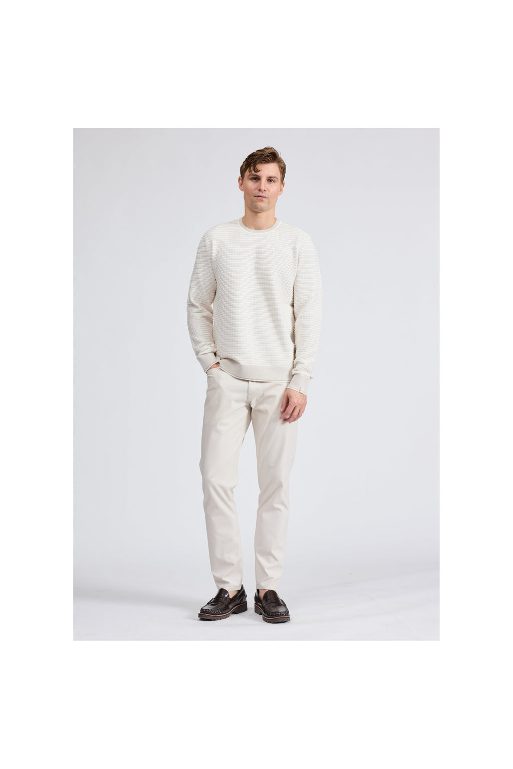 Harvey Stripe LS Crew Rag and Bone