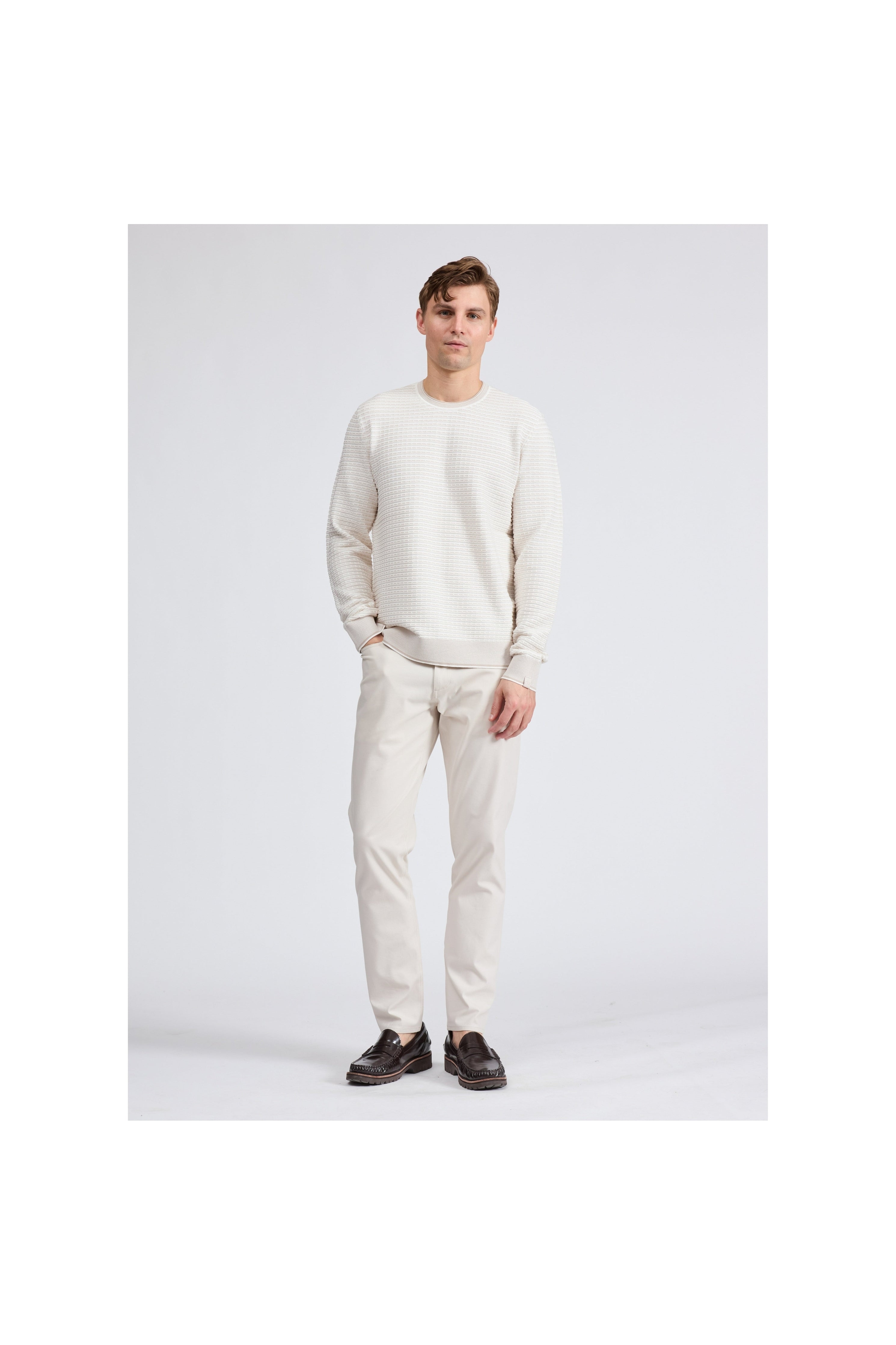 Harvey Stripe LS Crew Rag and Bone