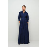 Courtney L/S Belted Gown Simkhai