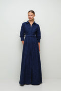 Courtney L/S Belted Gown Simkhai
