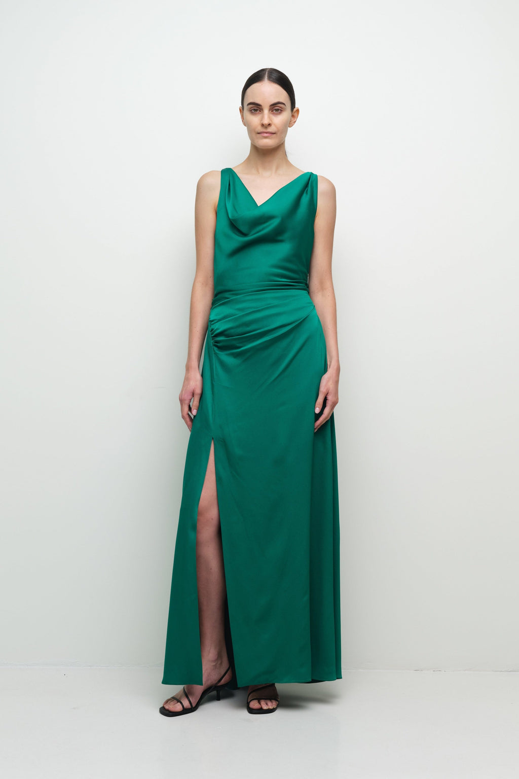 Melaney Satin Gown Simkhai