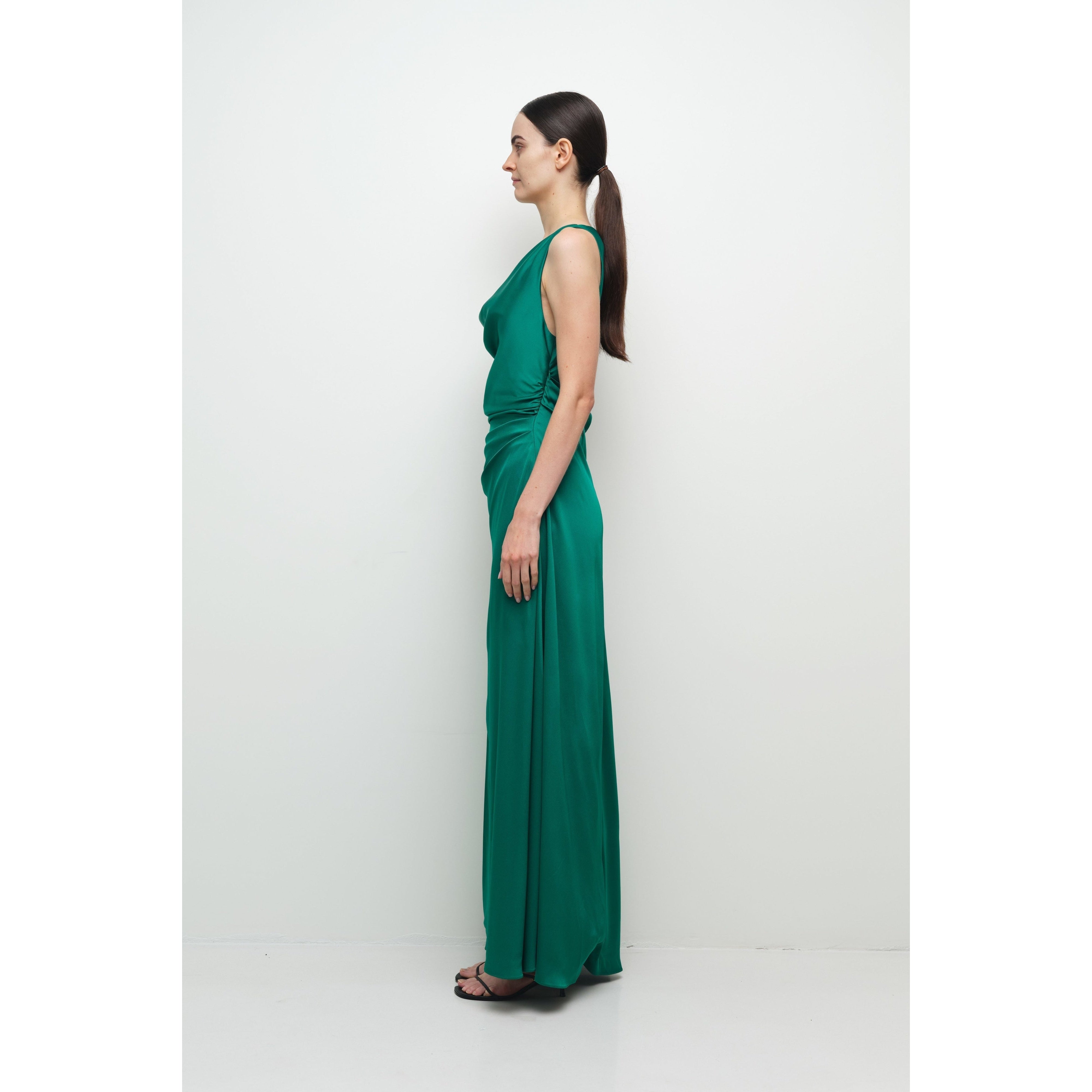 Melaney Satin Gown Simkhai