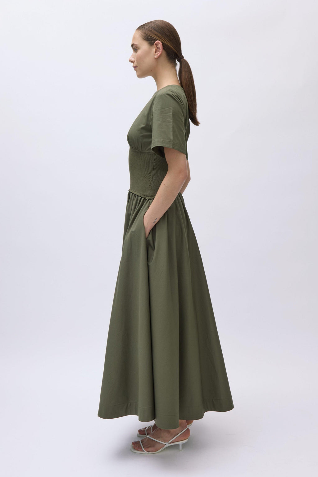 Wrenna S/S Midi Dress Simkhai