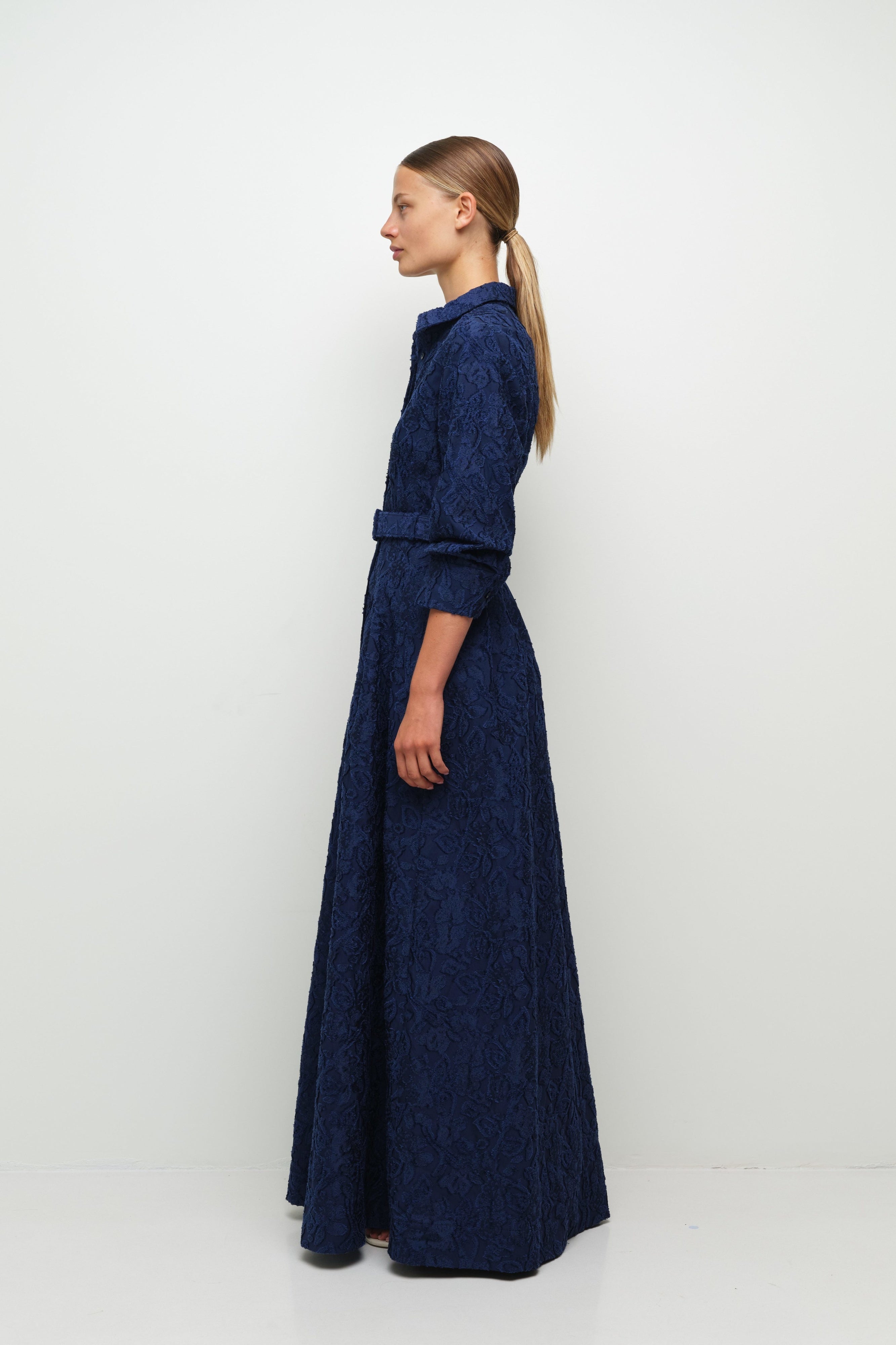 Courtney L/S Belted Gown Simkhai