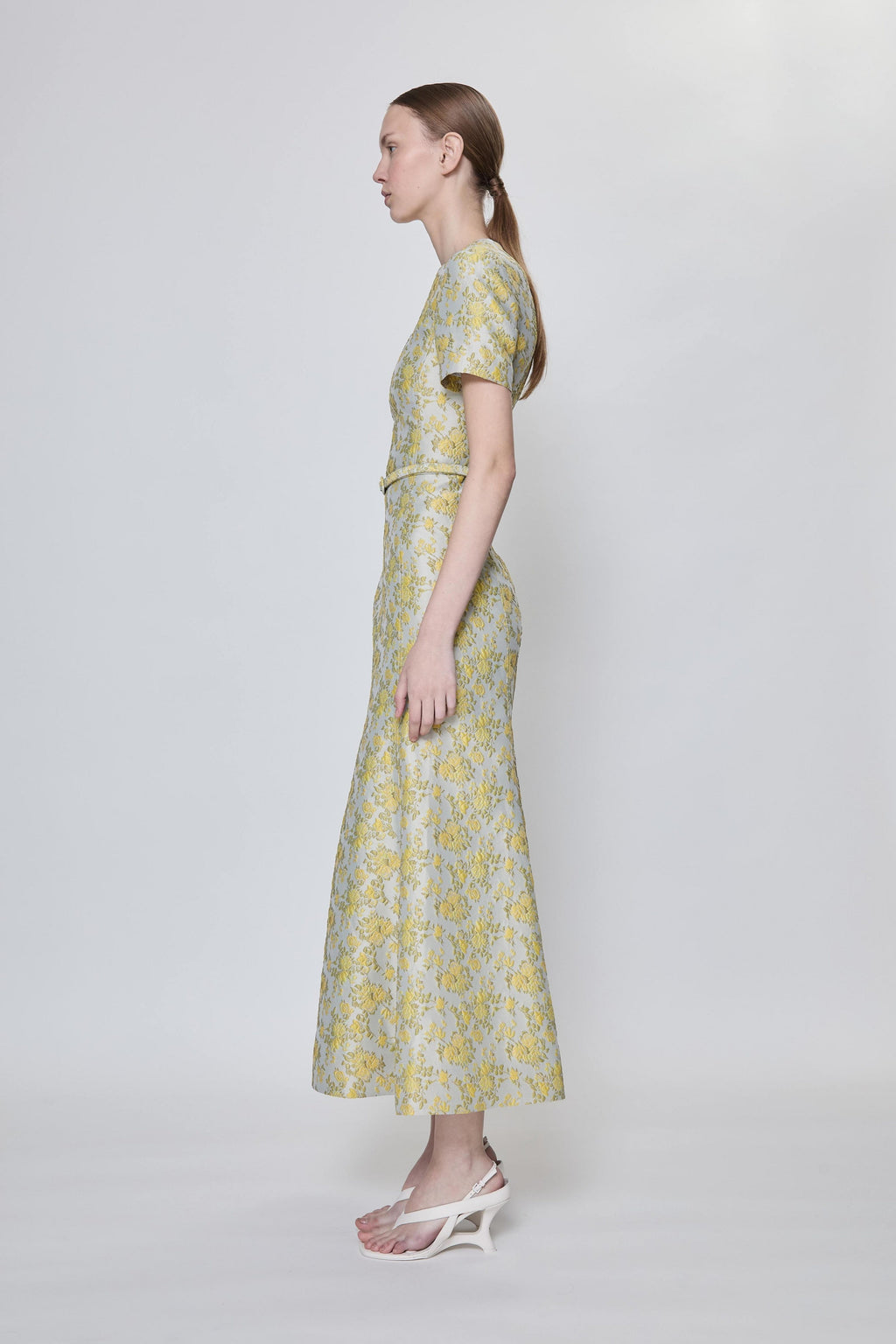 Caraline Jacquard Midi Dress Simkhai