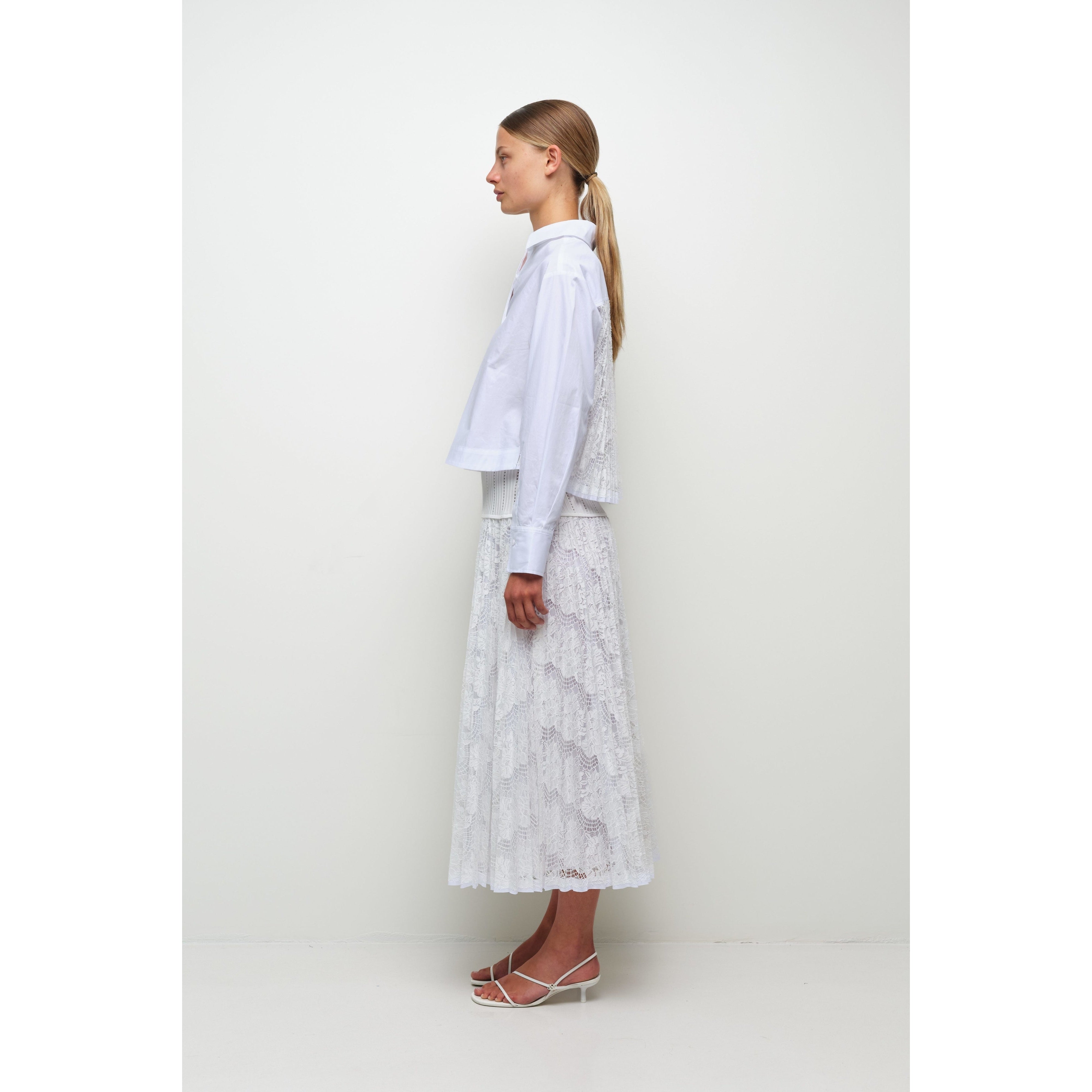 Kacey Cotton Lace Shirt Simkhai