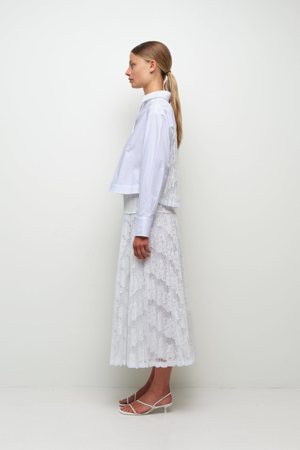 Kacey Cotton Lace Shirt Simkhai