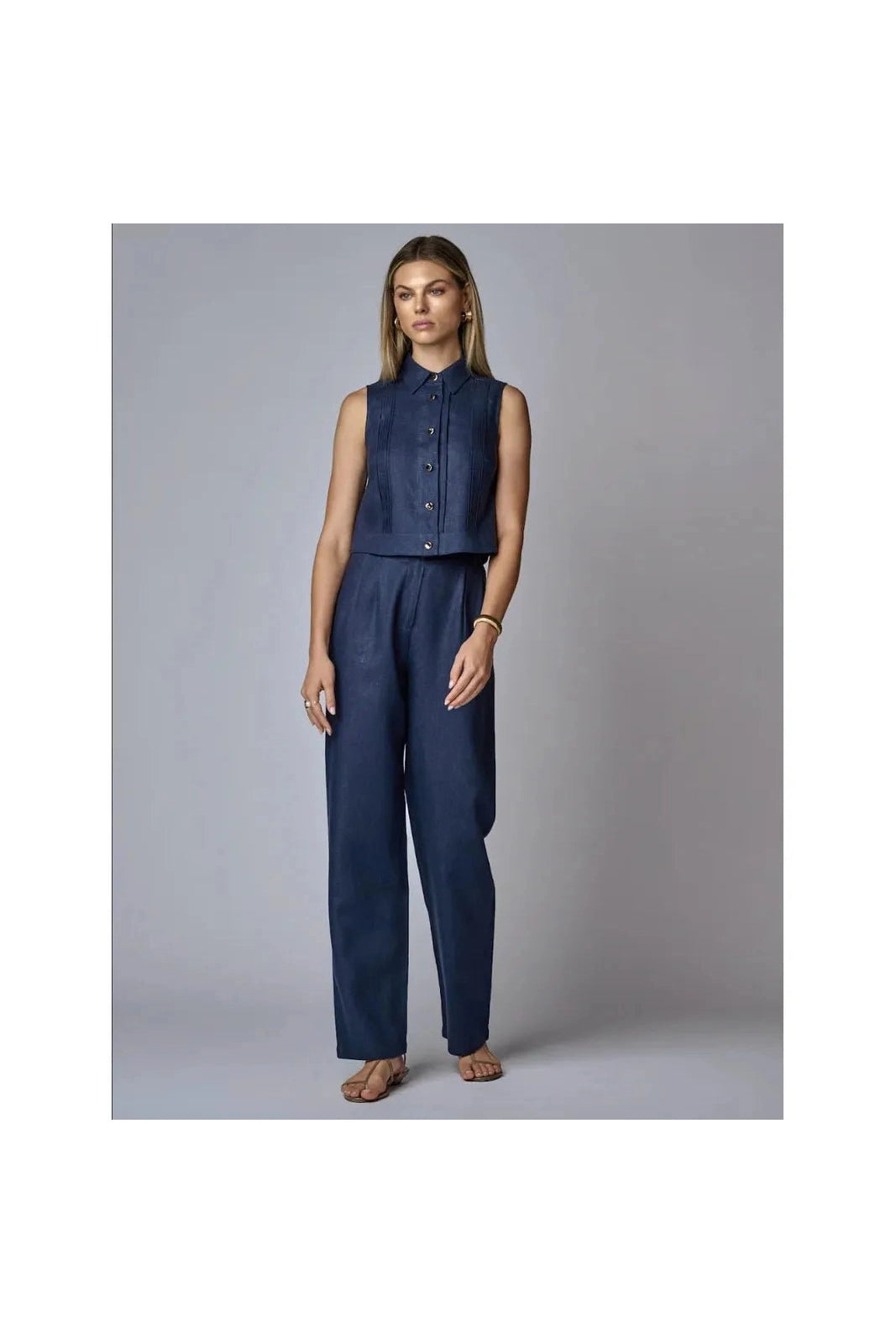 Vera Top Indigo - Primm'sVera Top IndigoHEVRON