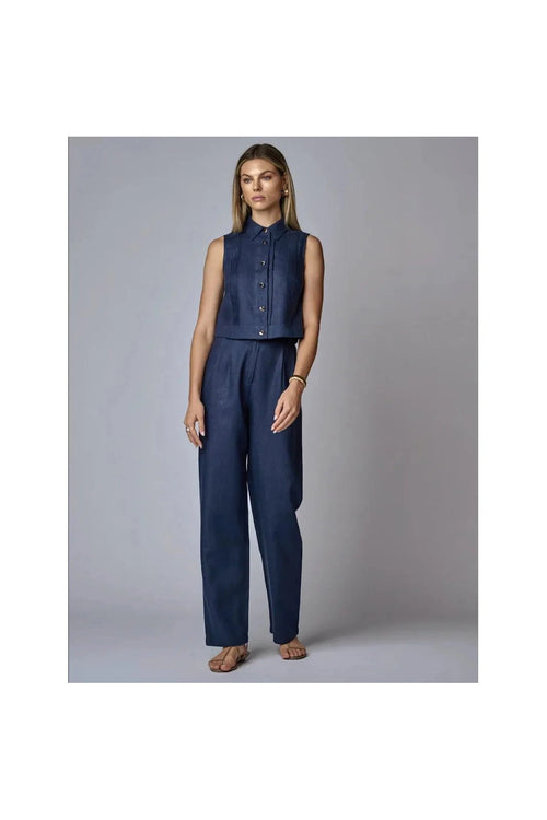 Vera Top Indigo - Primm'sVera Top IndigoHEVRON