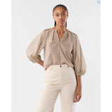 Victoria Blouse Yellow Pepper Liberty Fabric - Primm'sVictoria Blouse Yellow Pepper Liberty FabricMashburn