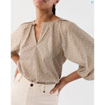 Victoria Blouse Yellow Pepper Liberty Fabric - Primm'sVictoria Blouse Yellow Pepper Liberty FabricMashburn