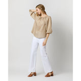 Victoria Blouse Yellow Pepper Liberty Fabric - Primm'sVictoria Blouse Yellow Pepper Liberty FabricMashburn