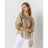 Victoria Blouse Yellow Pepper Liberty Fabric - Primm'sVictoria Blouse Yellow Pepper Liberty FabricMashburn