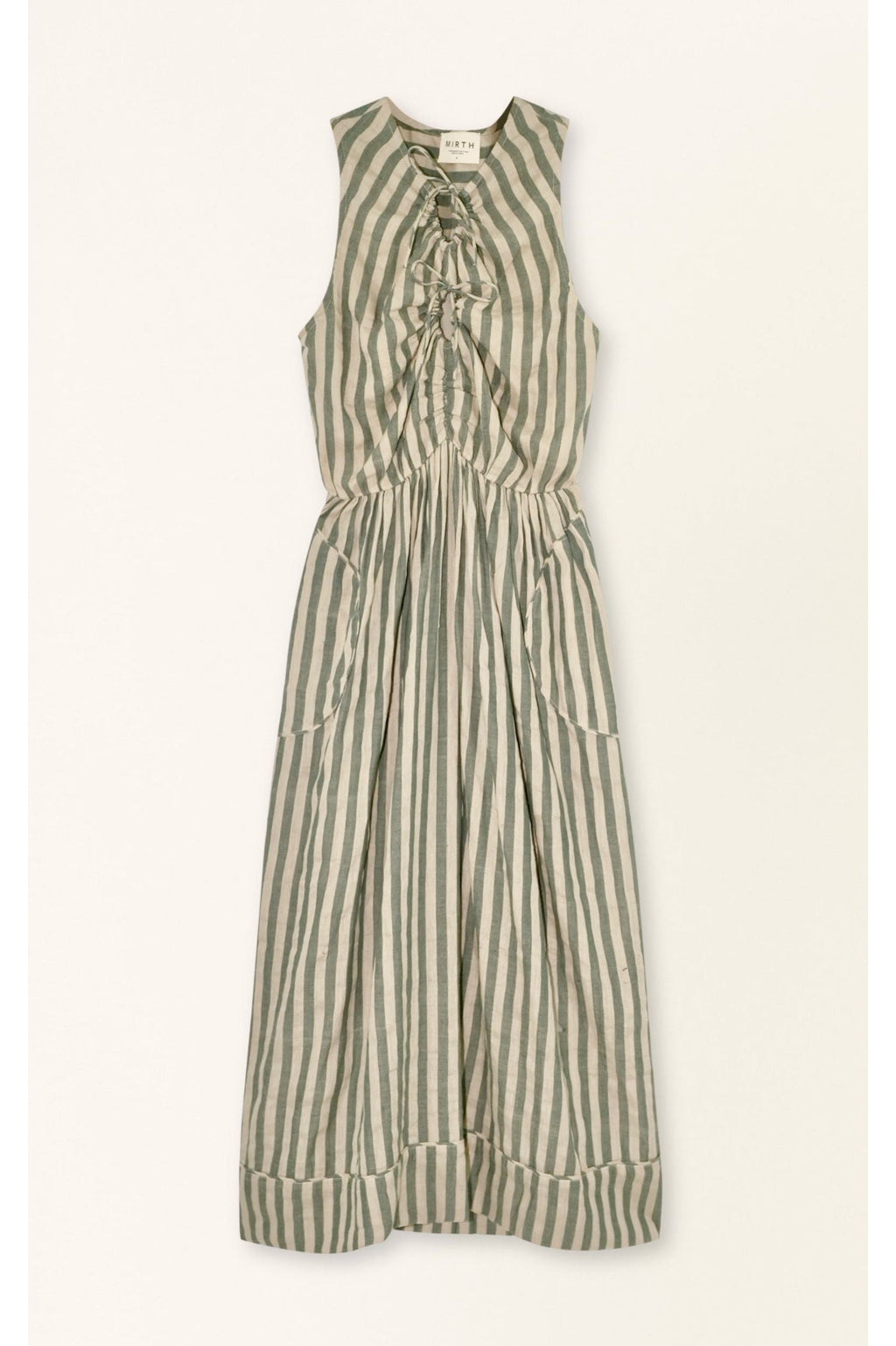 Cerritos Dress in Safari Stripe MIRTH