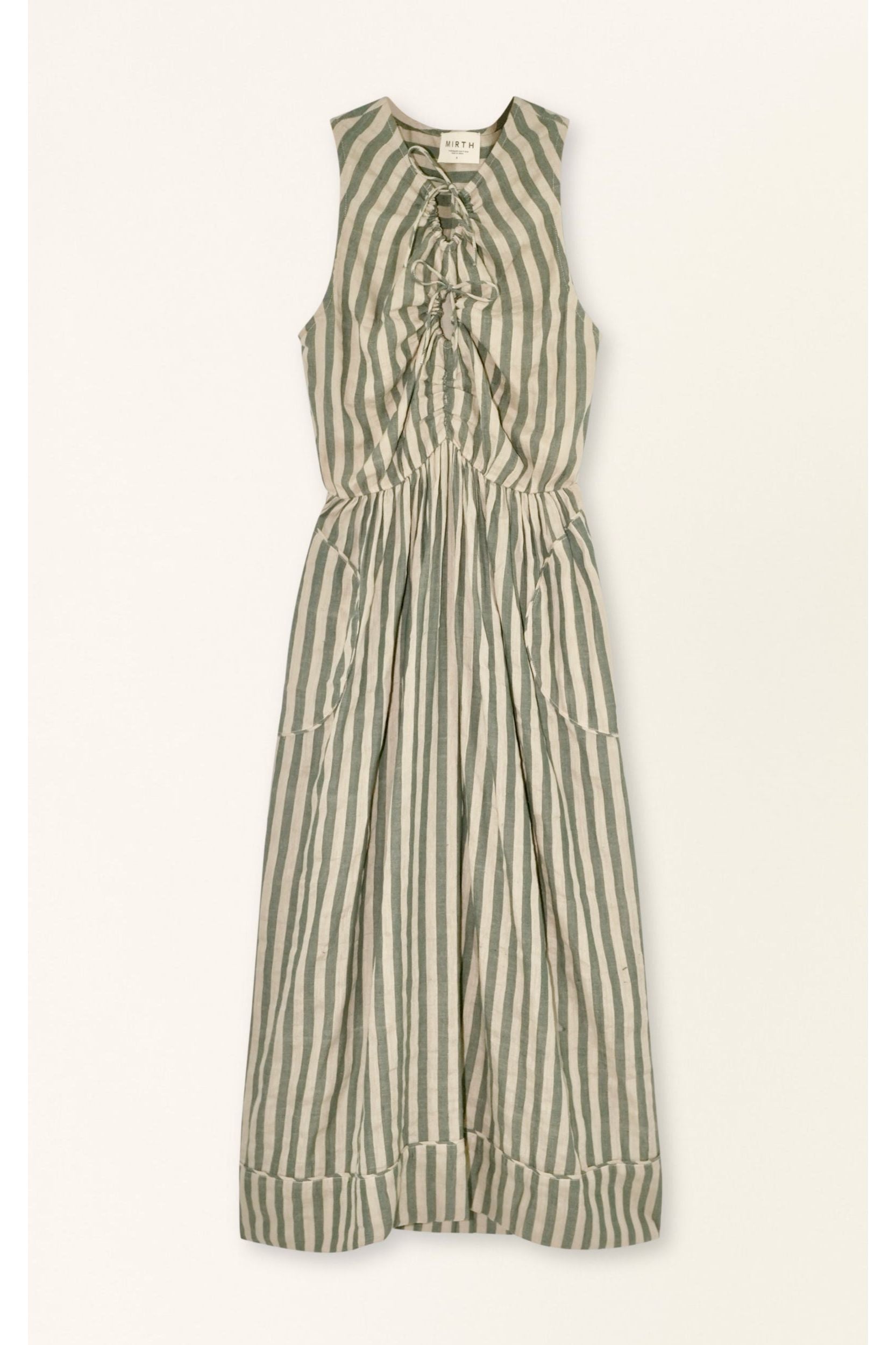Cerritos Dress in Safari Stripe MIRTH