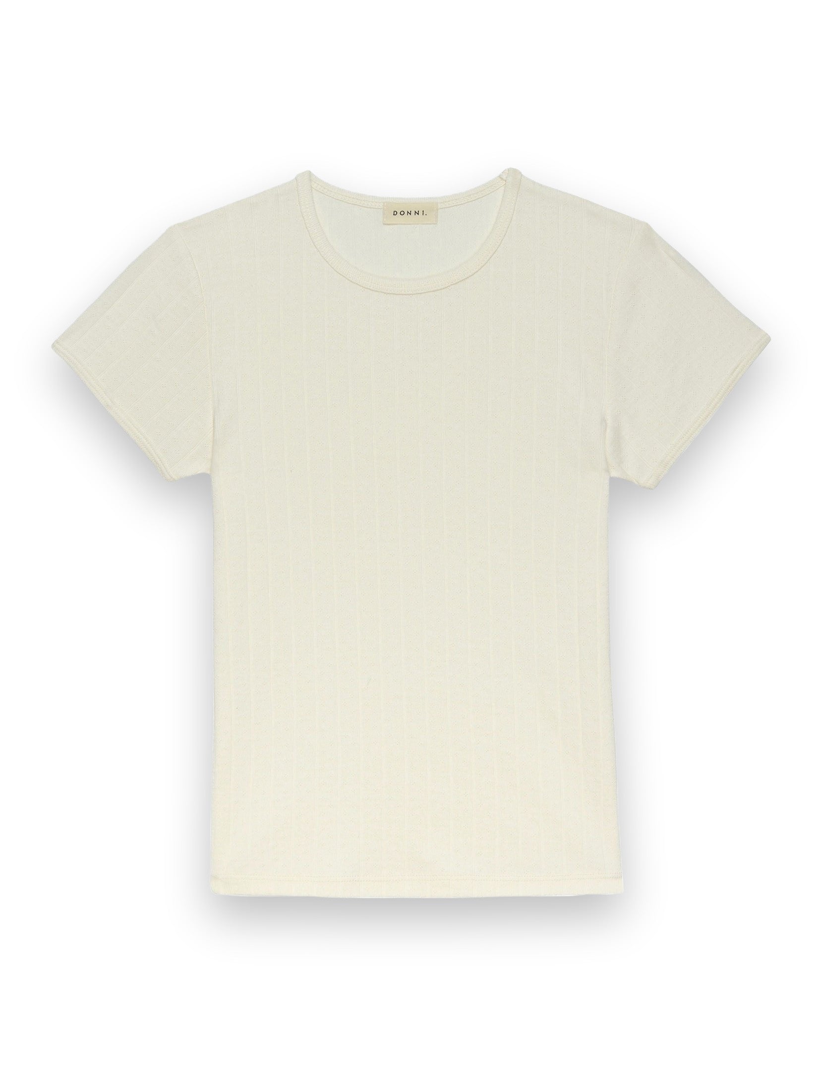 The Pointelle Baby Tee
