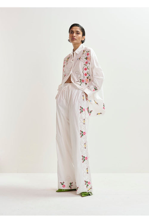 JANAI EMBROIDERED PANTS ESSENTIEL ANTWERP