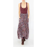 Dim Gray Isabel Marant Besma Skirt Plum